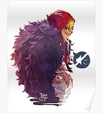 Póster Corazon Donquixote Rocinante - One Piece