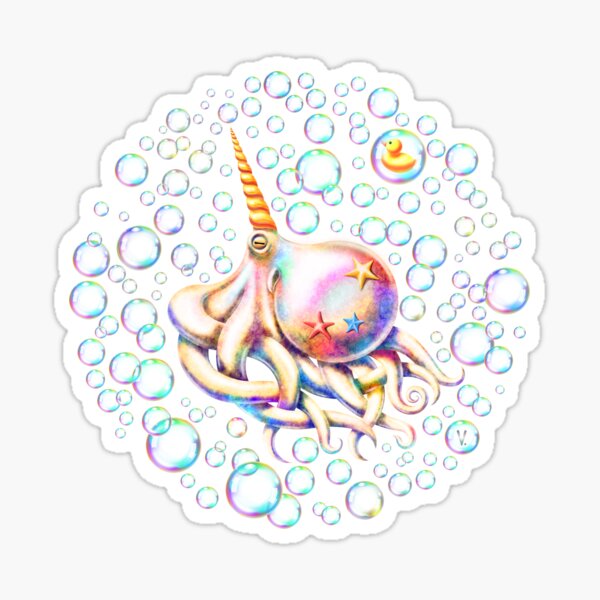 Narwhalopod Sticker