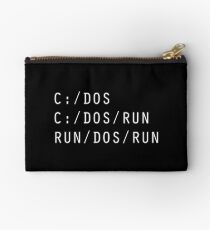 C DOS RUN Studio Pouch
