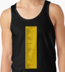 Library Sign - Nippon Decimal Classification System Tank Top