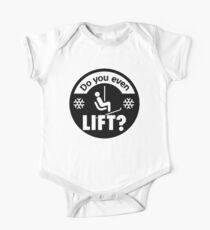 Do you even lift? Baby Body Kurzarm