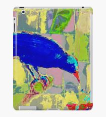 Blue Bird and insect. iPad Case/Skin