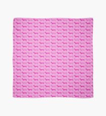 Dachshund Print PINK Scarf
