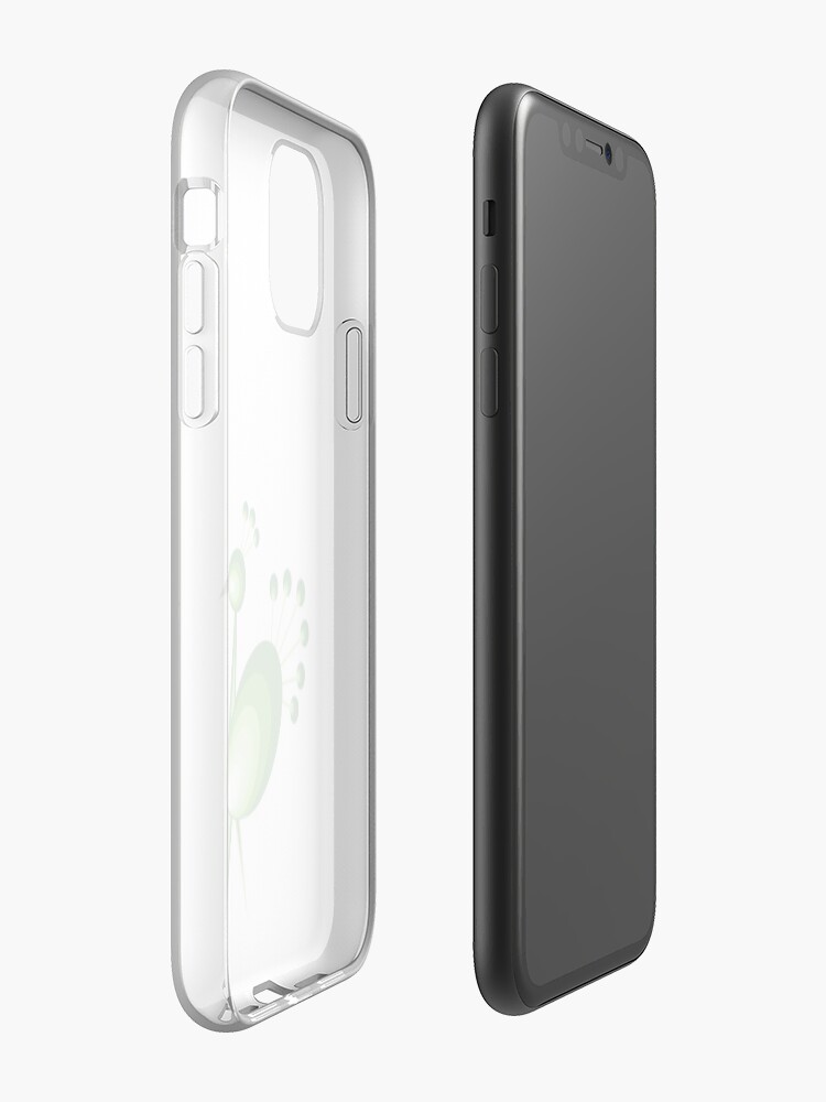 Coque iPhone « Paon vert royal », par ArtVector