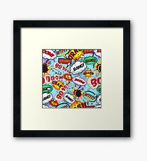 Comic book Framed Print