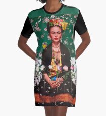 Wings to Fly Frida Graphic T-Shirt Dress
