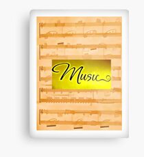 Music Metal Print