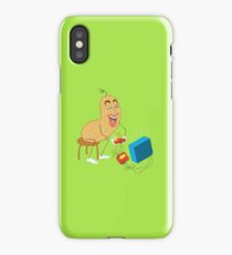 Peanut playing video games iPhone Case