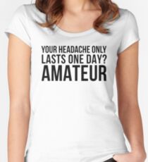 Amateur Women's Fitted Scoop T-Shirt