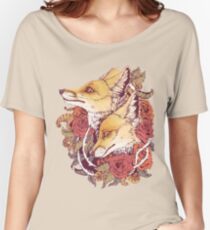 Rotfuchs-Blüte Baggyfit T-Shirt
