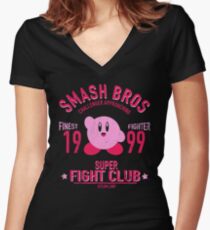 Dream Land Fighter Women's Fitted V-Neck T-Shirt