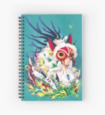 Cuaderno de espiral La princesa Mononoke