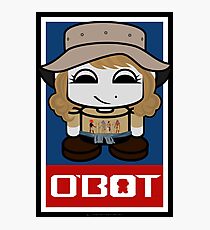 World Traveler O'bot Toy Robot 2.0 Photographic Print