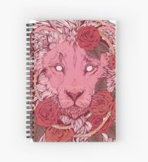 Lion des roses Cahier à spirale