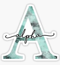 marble watercolor - alpha Sticker