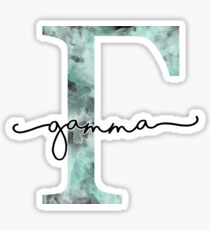 marble watercolor - gamma Sticker