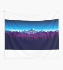 Feueruhr Nighttime Art Design - 4k Wandbehang