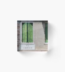 Via Garibaldi Acrylic Block