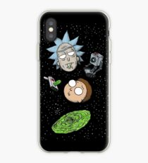 Rick and Porty Portal Heads iPhone Case