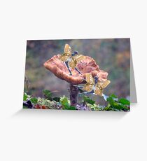 Fairies on fungus Greeting Card