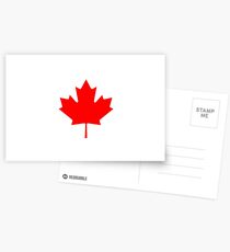 Canadian Flag - National Flag of Canada - Maple Leaf T-Shirt Sticker Postkarten