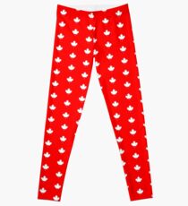 Canadian Flag - National Flag of Canada - Maple Leaf T-Shirt Sticker Leggings