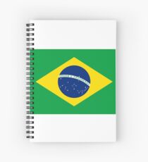 Brazil Flag - Brazilian T-Shirt Spiral Notebook