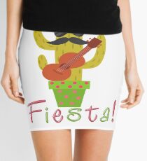 Funny Fiesta Cactus Mini Skirt