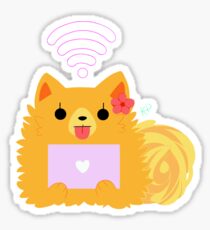 Pom Gets Wifi - Pom Sticker