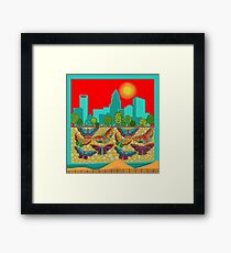 Charlotte North Carolina "Mi Viaje" Framed Print