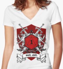 We've All Had Rolls Like That Women's Fitted V-Neck T-Shirt