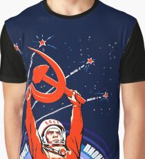 Sowjetische Propaganda. Yuri Gagarin Grafik T-Shirt