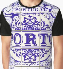 Azulejo Porto Lisbon Azulejos Lisboa Graphic T-Shirt