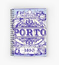 Azulejo Porto Lisbon Azulejos Lisboa Spiral Notebook