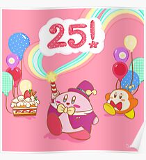Kirby 25th Anniversary Poster