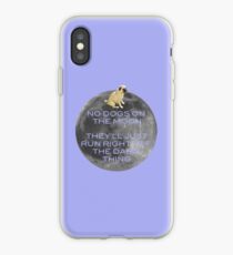 Keine Hunde auf dem Mond (Lila, Lila Hintergrund) iPhone-Hülle & Cover