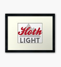 Hoth Light Beer Framed Print