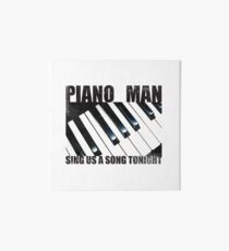 Piano Man Art Board Print