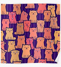 Cute ginger kittens Poster