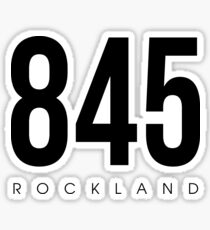 Rockland, NY - 845 Area Code Sticker