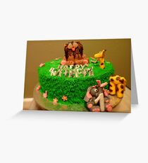 1st Birthday Jungle Cake - By Haydene - NZ Greeting Card
