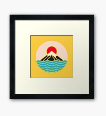 Fuji Gerahmtes Wandbild