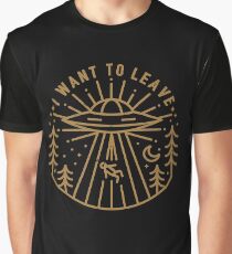 I Want To Leave Graphic T-Shirt