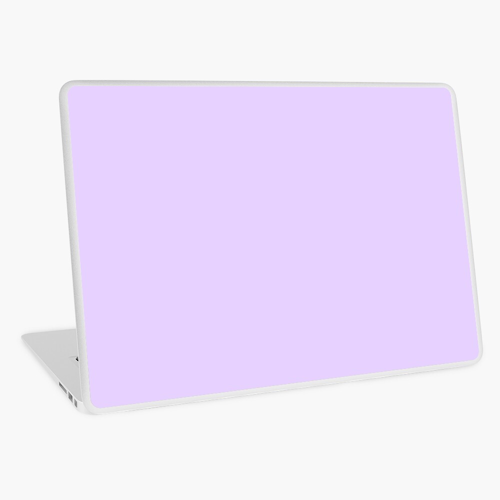 Pale Lilac Solid Color Laptop Skin