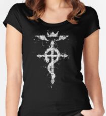Fullmetal Alchemist Tailliertes Rundhals-Shirt