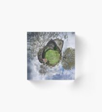 Gerddi Hywel Dda Acrylic Block