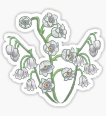 Lily of the Valley - May Birth Month Sticker