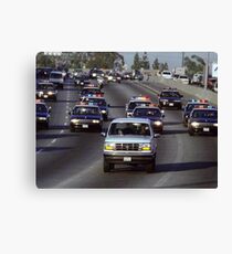 OJ Police Chase Canvas Print