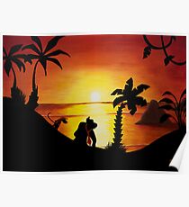 Sunset Shore Poster