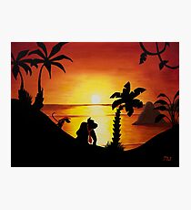 Sunset Shore Photographic Print